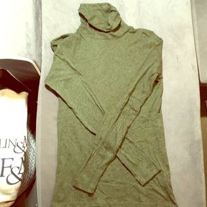 Dark Olive Lightweight Turtleneck